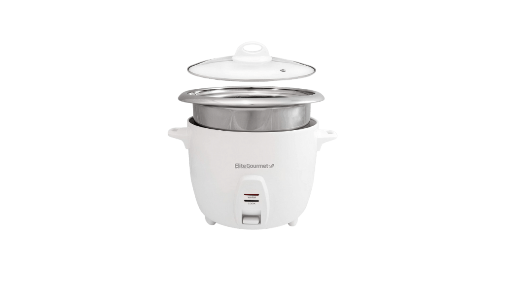 Elite gourmet stainless discount steel rice cooker