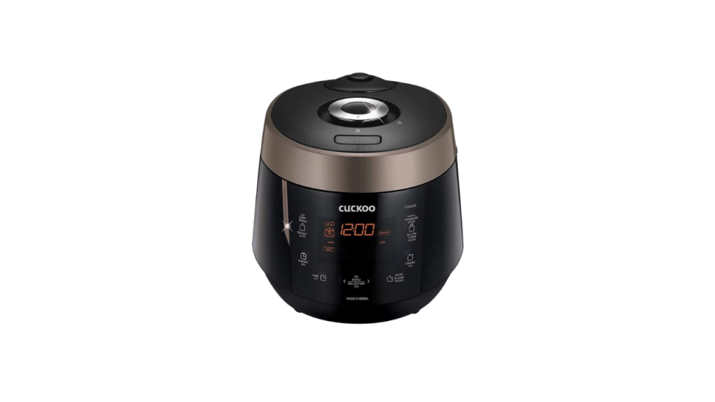 Cuckoo CRP-P1009S 10 Cups Electric Pressure Rice Cooker (Black)