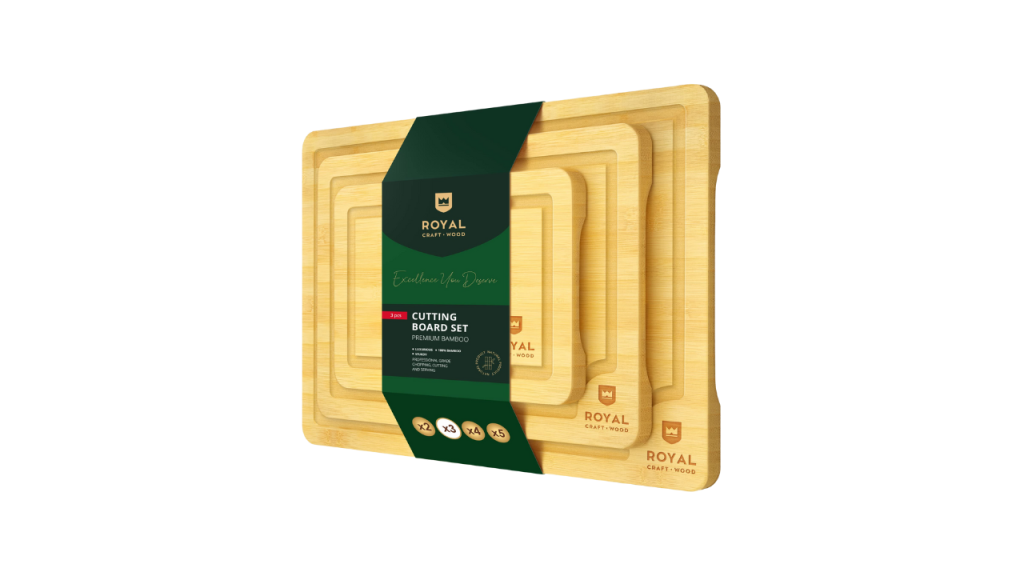 Royal Craft Wood Premium Bamboo Cutting Board